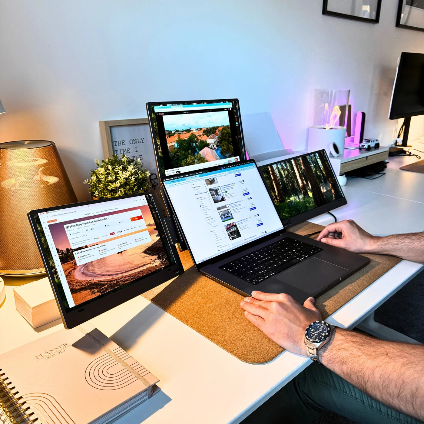 MaxView Pro | Triple Laptop Screen Extender