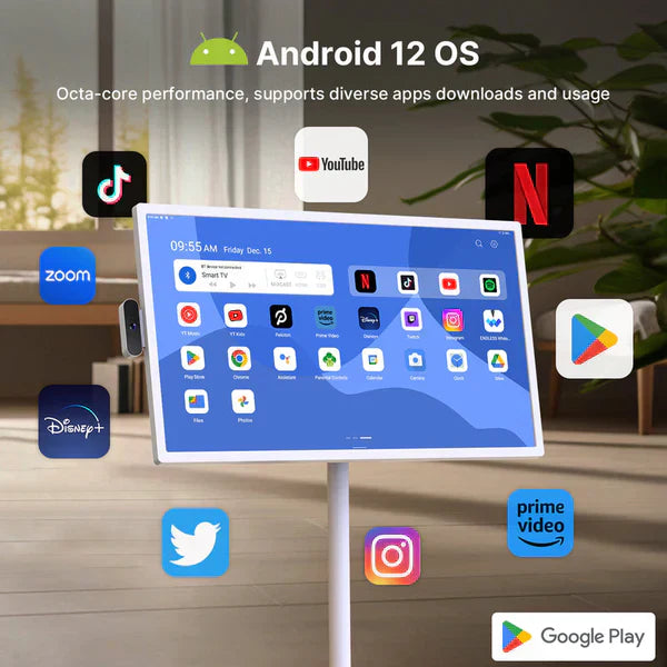 Portable Smart TV with Touchscreen