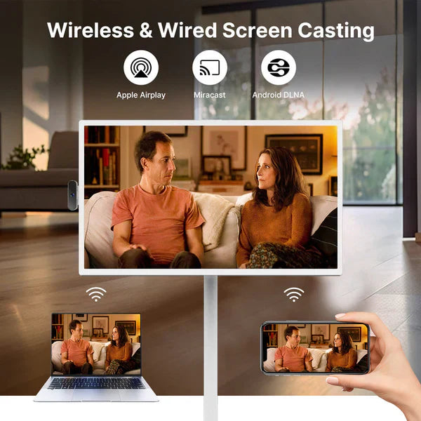 Portable Smart TV with Touchscreen